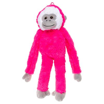 LG Imports knuffelaap 45 cm roze