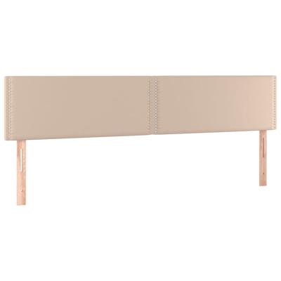 Boxspring met matras kunstleer cappuccinokleurig 180x200 cm - thumbnail