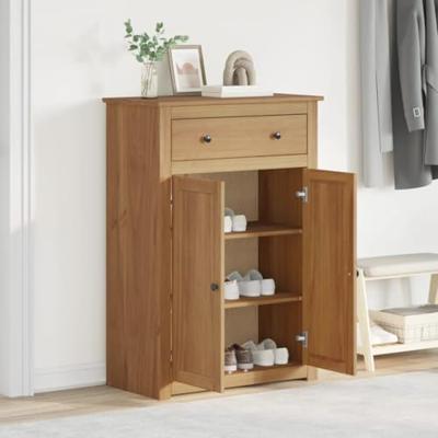 Schoenenkast Panama 80x40x114 cm massief grenenhout