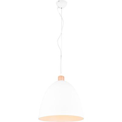 Stijlvolle LED Hanglamp - E27 Fitting - Mat Wit Aluminium - 60W