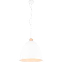 Stijlvolle LED Hanglamp - E27 Fitting - Mat Wit Aluminium - 60W - thumbnail