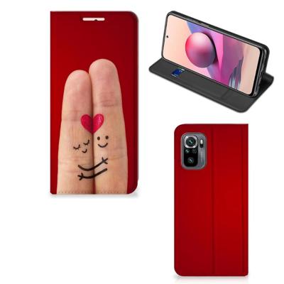 Xiaomi Redmi Note 10 4G | 10S | Poco M5s Hippe | Standcase | Liefde - Origineel Romantisch Cadeau