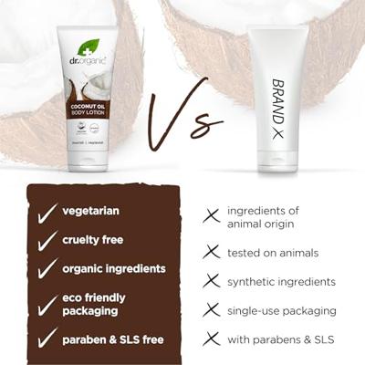 Dr Organic Kokosolie Lotion - thumbnail
