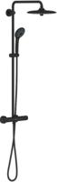 Grohe Euphoria 260 regendoucheset met 6 straalsoorten en thermostaatkraan Ø26cm mat zwart - thumbnail