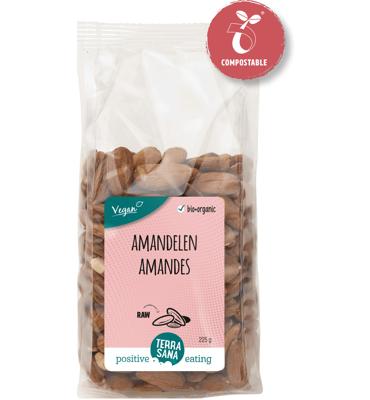 TerraSana RAW Amandelen bruin bio 225 Gram
