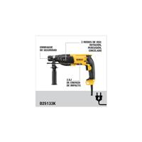 DeWalt D25133K 26mm SDS plus Combihamer | 800w 2.6J - D25133K-QS - thumbnail