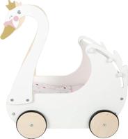 Houten poppenwagen Betoverde Zwaan - thumbnail