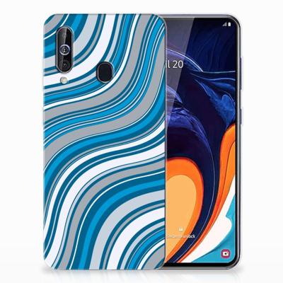 Samsung Galaxy A60 | TPU bumper | Waves Blue