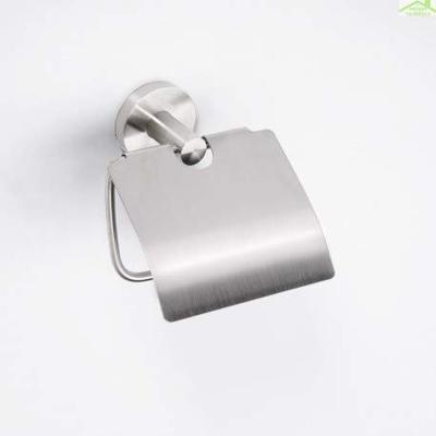 Toiletrolhouder Sapho X-Steel 13.5x16 cm met Klep Geborsteld RVS Sapho