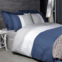 Dommelin Dommelin Dekbedovertrek Padua Percal 200TC Zilver 260x200/220 cm - thumbnail