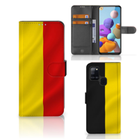 Samsung Galaxy A21s | Bookstyle Case | Belgische Vlag - thumbnail