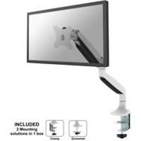 Neomounts nm-d750white tv/ monitor full motion desk gas-spring mount, 10-32", 9 kg, heigh - thumbnail
