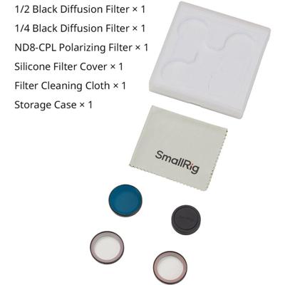 SmallRig 5789 1/2 Black Diffusion & 1/4 Black Diffusion & ND8-CPL Polarizing Filter Kit for DJI Osmo Nano
