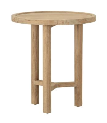 DTP Home Ronde Bijzettafel 'Forte' Teakhout, 40cm