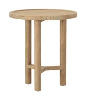DTP Home Ronde Bijzettafel 'Forte' Teakhout, 40cm - thumbnail