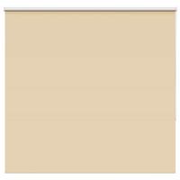 VidaXL Rolgordijn verduisterend 165x130 cm stofbreedte 161,6 cm beige - thumbnail