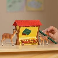 Schleich farm world de bosdieren voeren 42658 - thumbnail