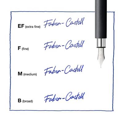 Vulpen Faber-Castell FC-148140 Ambition zwart geborsteld edelhars M