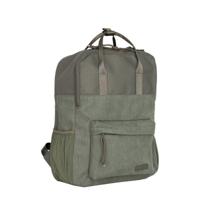 New Rebels Springfield Ribbi Rugzak 13L - Stevig Rib Polyester - Lichtgewicht Schooltas & Werktas - Sage Green - thumbnail