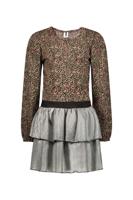 B.Nosy Meisjes jurk plisse - Daisy - Loving AOP - thumbnail