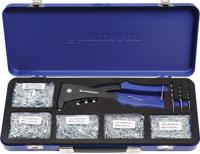 Promat/Tecwerk Blindklinknagel-assortiment | 604-delig | tang 4000813025 en klinknagels alu/staal | i.metalen koffer - 4000813048 - thumbnail