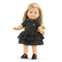 Corolle zwarte jurk voor babypop, 36cm - thumbnail