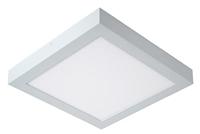 Lucide BRICE-LED - Plafonnière Badkamer - LED Dimb. - 1x30W 3000K - IP44 - Wit - thumbnail