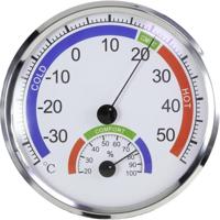 TH101E Thermo- en hygrometer Zilver - thumbnail