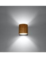 Sollux Wandlamp Orbis hout - thumbnail