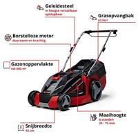 Einhell GE-CM 43 Li M Kit (2x4,0Ah) Accu-grasmaaier Accu Incl. accu, Incl. oplader, T-greep 36 V Snijbreedte max. 43 cm Geschikt voor 600 m² - thumbnail