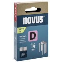 Novus Tools 042-0792 Nieten met plat draad Type 53F 600 stuk(s) Afm. (l x b) 14 mm x 11.3 mm - thumbnail