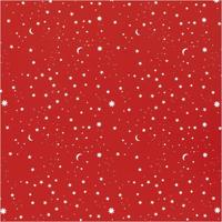 Creativ Company Inpakpapier, sterren en manen, b: 50 cm, 80 gr, donkerrood, 5 m/ 1 rol - thumbnail