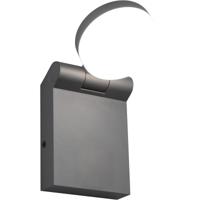 LED Tuinverlichting - Wandlamp Buitenlamp - Trion Nuri - 7.5W - Aanpasbare Kleur - Spatwaterdicht IP44 - Mat Antraciet - Aluminium - thumbnail