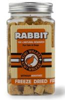 KIWI WALKER Freeze-dried treats Rabbit - traktatie voor hond en kat - 75g - thumbnail