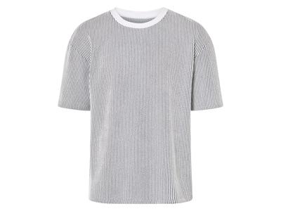 LIVERGY Heren T-shirt (Zwart/wit, L) LIVERGY Heren T-shirt (Zwart/wit, L)