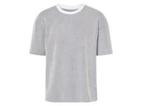 LIVERGY Heren T-shirt (Zwart/wit, L) - thumbnail