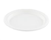 Conpax bord, uit suikerriet, 23 cm, wit, pak van 50 stuks - thumbnail