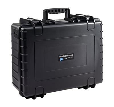 B & W International Outdoor-koffer outdoor.cases Typ 6700 51 l (b x h x d) 610 x 430 x 265 mm Zwart 6700/B/SI