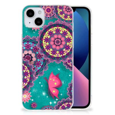 iPhone 15 Plus | Hoesje maken | Cirkels en Vlinders iPhone 15 Plus | Hoesje maken | Cirkels en Vlinders