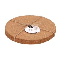 Excellent Houseware Kurken Onderzetters Rond 19.5 cm 3 Stuks - thumbnail