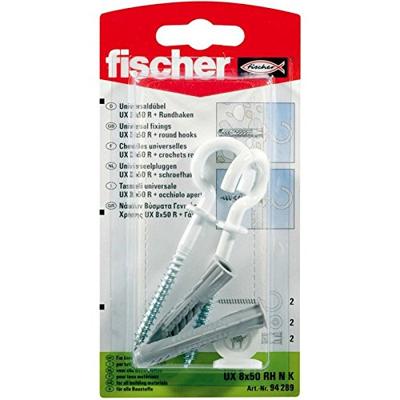 Fischer 94412 Universele pluggen 50 mm 8 mm 25 stuk(s)