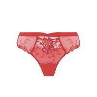 Lise Charmel Lingerie Source Beauté String Hibiscus roze/rood ACH0072 - thumbnail