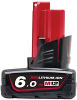 Milwaukee M12 B6 Li-Ion Accu V12 6.0Ah M12™ - 4932451395 - thumbnail