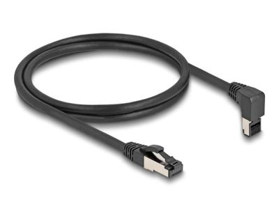 Delock 80446 RJ45 Netwerkkabel, patchkabel CAT 8.1 S/FTP 2.00 m Zwart 1 stuk(s)