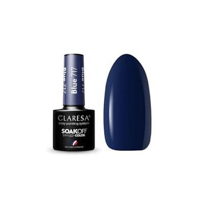 Claresa uv/led gellak 5ml blue 717 Claresa uv/led gellak 5ml blue 717