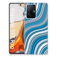 Xiaomi 11T | 11T Pro | TPU bumper | Waves Blue - thumbnail