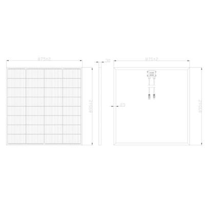 Sygonix Monokristallijn zonnepaneel 150 W 18.62 V