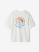 T-shirt met motief voor/achter, gewassen effect JONEN ecru - thumbnail