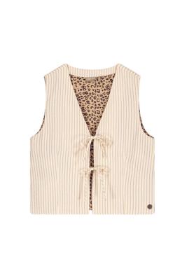 Like Flo zomer gilet meisjes teens - creme - strik - Cameron