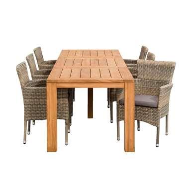 Le Sud tuinset stapelstoel Verona Antibes - 7-delig